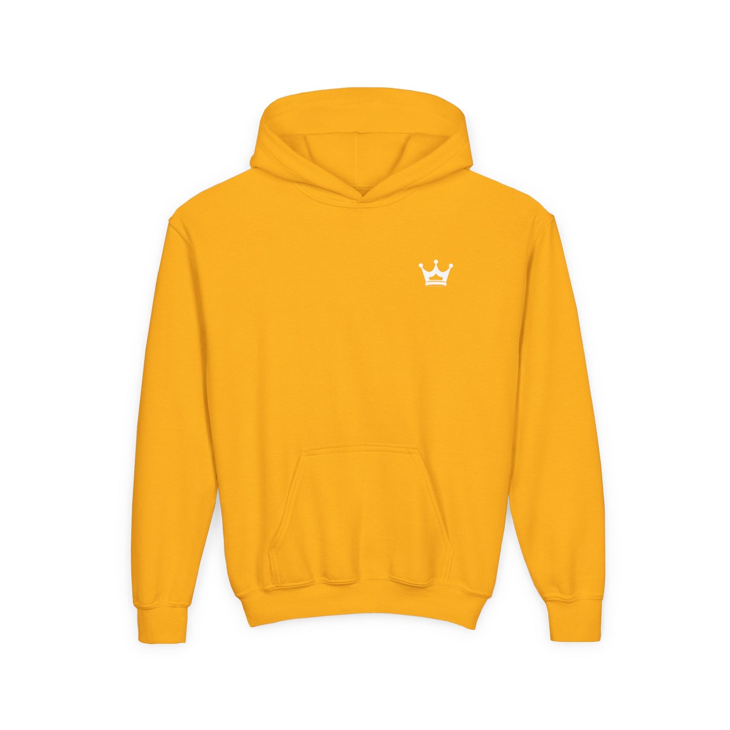 Youth Hoodie — “You Need Jesus.” Bold Back Print with Crown Accent