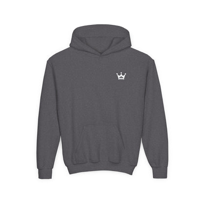 Youth Hoodie — “You Need Jesus.” Bold Back Print with Crown Accent