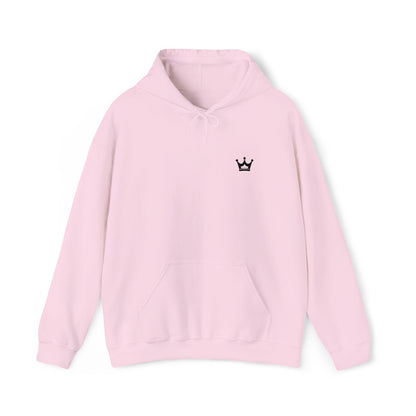 Crown Mini Embroidered Hoodie — Minimal Crown Chest Sweatshirt