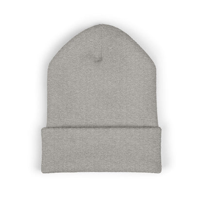 Embroidered Red Star Cuffed Beanie