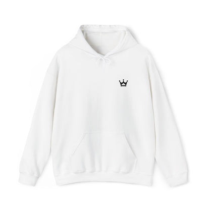 Crown Mini Embroidered Hoodie — Minimal Crown Chest Sweatshirt