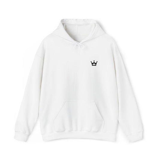 Crown Mini Embroidered Hoodie — Minimal Crown Chest Sweatshirt