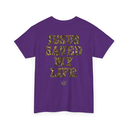 Jesus Saved My Life T-Shirt — Christian Faith Graphic Tee
